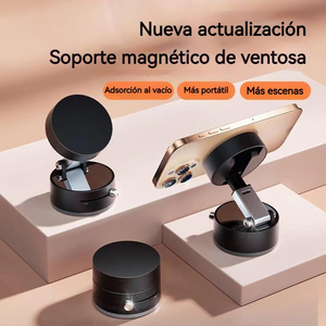 <b>Live</b> <b>streaming</b>, Foldable magnetic car phone mount, 360-degree adjustable metal mount for the console - Product Image 4