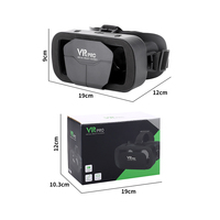 Lunettes VR 3D Réalité Virtuelle Plein Écran Visuel Grand Angle VR Boîte à Lunettes pour Smartphone 5 à 7 Pouces