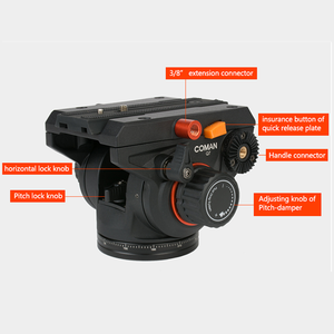 <span class=keywords><strong>Coman</strong></span> Nuevos Productos Kit de trípode de vídeo Df26q7 para cámara Nikon Dslr - Product Image 4