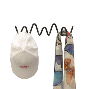 Ganchos de Diseño Ondulado Personalizados, <span class=keywords><strong>Perchero</strong></span> de <span class=keywords><strong>Pared</strong></span> Resistente, Apto para Paredes de Dormitorios y Salas de Estar - Product Image 2