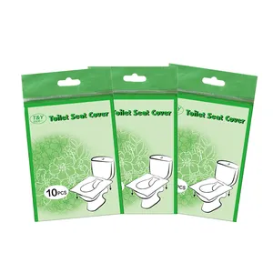disposable tissue paper toilet seat covers/ single-piece set toilet seat disposable cover/ travel disposable toilet seat cover