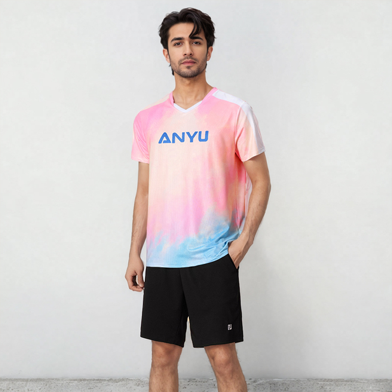 Pink and light blue gradient