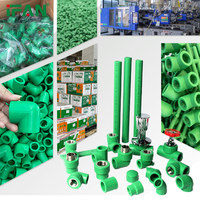 IFAN OEM ODM matériaux de plomberie en plastique femelle mâle PPR polypropylène couleur verte alimentation en eau 20-125mm raccords PPR