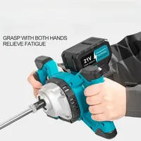 Mélangeur de mortier électrique rechargeable de qualité industrielle pour poudre de mastic