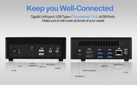 11th Gen Nuc mini pc i7 1165G7 Core i5 1135G7 win10/ganar 11 2 * HD MiniDP 4K @ 60H Thunderbolt 4 juegos de escritorio computadora M.2 WiFi