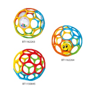 Hochet en plastique pour bébé, clochette à main roulante, sensorielle, facile à saisir, boule de bruit avec son - Product Image 4