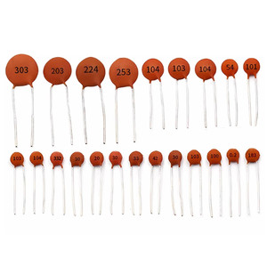 100 piezas de Condensadores Cerámicos 104 0.1uf 100nf 50v 30pf 103 0.01uf 22p 102 20pf 224 0.22uf 101 100pf 332 3.3nf 472 4.7nf 25pf 250 - Product Image 1