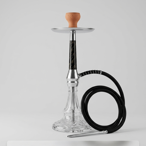 Entrega Rápida, Juego de Hookah de Vidrio Borosilicato de Lujo, Kit de Chicha de Aleación, Pipa de Agua, Narguile, Shisha, Estilo Alemán - Product Image 1