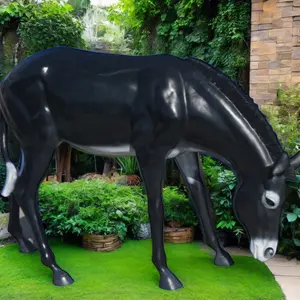 Fabrika sıcak satış özel büyük açık bahçe çiftlik reçine fiberglas hayvanlar heykel fiberglas heykel satılık