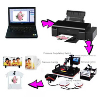 Imprimante à sublimation 6 couleurs A4 L8050 Ecotank pour Epson L8058 L8050, machine d'impression par sublimation, vente en gros, impression de cartes, pour débutants