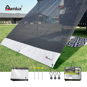 Wareda - Kits Completos de <span class=keywords><strong>Toldo</strong></span> de Malla Negra para Autocaravanas, Caravanas, Remolques de Camping, Bloqueador Solar UV para la Parte Delantera y Lateral - Product Image 1