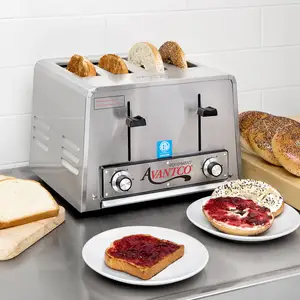 Best Quality Commercial Breakfast Waffle Bread Sandwich 4/6 Slice Toast Bread Maker Turkish Machine Toaster sandwich maker