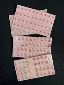 Luxury American Mahjong Tile <strong>Set</strong> Custom Acrylic Tiles Joker Foldable Eco-Friendly for Home Party <strong>Games</strong> <strong>Ready</strong> to Ship - Product Image 4