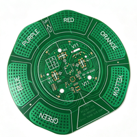 Circuit imprimé FR4 personnalisé avec finition de surface OSP, épaisseur 1,5 mm, 1OZ de cuivre, circuit de contrôle LED RGB pour éclairage de scène