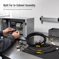 Harnais de câblage personnalisé Hinicable, assemblage de câbles OEM, connecteur circulaire étanche, faisceau de câblage pour machine industrielle