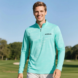 Haute qualité personnalisé imprimé séchage rapide à manches longues <span class=keywords><strong>Golf</strong></span> <span class=keywords><strong>pull</strong></span> sur sport quart Zip <span class=keywords><strong>pull</strong></span> hommes <span class=keywords><strong>Golf</strong></span> 1/4 Zip <span class=keywords><strong>pull</strong></span> Camo - Product Image 3