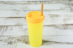 Reusable PP <b>Plastic</b> Cup With <b>Straw</b> And Splash Proof Lid 16oz Colorful Travel Tumbler For Beverages Eco Friendly Food Grade - Product Image 4