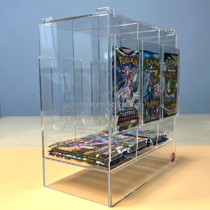 SHP Meilleures Ventes 6 Et 3 Slot Acrylique Pokemon TCG <span class=keywords><strong>Booster</strong></span> Pack Distributeur De Haute Qualité - Product Image 4