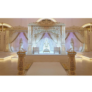 ออกแบบ Maharani mandap fiji ไฟเบอร์งดงามงานแต่งงาน Maharani mandap UK gujarati พิธีแต่งงาน - Product Image 1