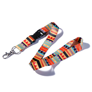 Customized Double Sided Polyester Satin Lanyard Phone Strap Hook Silk Screen Printed Logo Eco-Friendly Fashionable - Product Image 5