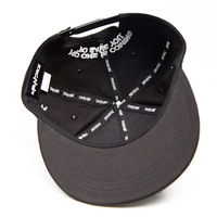 Gorra Snapback Personalizada con Bordado 3D en Relieve, Letras Góticas y Espinas, Gorra Hip Hop de Visera Plana para Hombre, Moda Urbana