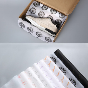 High Quality Custom Printed Logo Wrapping <strong>Paper</strong> Coated Craft <strong>Paper</strong> Made From Pulp for Shoes Packaging Wholesale Tissue <strong>Paper</strong> - Product Image 3