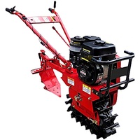 Alat Pertanian Diesel/Bensin, Kultivator Pertanian 9HP, Mesin Pengolah Tanah Mikro, Produktivitas Tinggi, Mesin Penyemai Rantai Putar, Penyiang Gulma