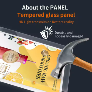 Caja de Luz Publicitaria LED Recargable de Doble Cara, Ultrafina, con Menú Personalizado, Fabricada <span class=keywords><strong>en</strong></span> Fábrica - Product Image 6