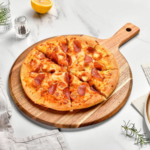 Vassoio circolare in legno per la torta di pane <span class=keywords><strong>Pizza</strong></span> taglio <span class=keywords><strong>cucina</strong></span> occidentale strumento piatto di casa - Product Image 6
