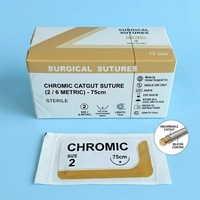 Sutures chirurgicales stériles résorbables en catgut chromique uni pour la cicatrisation des plaies chez les animaux de grande taille et les chiens – Approvisionnement direct usine