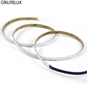 <b>RGB</b> COB LED Strip Light Edge-Lit 24V 630 LEDs/m 8mm 10W Flexible Ribbon for Luxury Furniture Lighting - Product Image 1