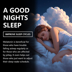เมลาโทนินกัมมี่พร้อมใยอาหารเพื่อสุขภาพสูตรมังสวิรัติช่วยเพิ่มการผ่อนคลาย - Product Image 5