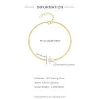 Glowluxe Hochwertige AAAAA Shining Zircon Fine Jewelry 925 Sterling Silber Blumen armbänder