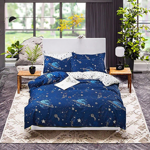 Golden Home İkiz Boy Yüksek Kaliteli Pamuklu Çiçek Desenli Çocuk Nevresim Takımı A13 Çarşaf Yorgan Kılıfı Yastık Kılıfı 6 Parça <span class=keywords><strong>Set</strong></span> - Product Image 3