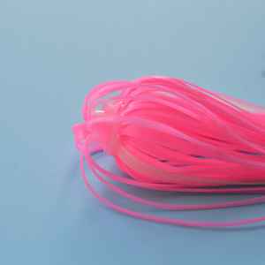 Vente en gros, jupes de pêche en silicone bon marché, jupe parapluie, leurre de pêche en caoutchouc avec cravate - Product Image 6