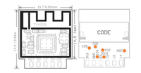 Prise intelligente personnalisée en usine avec puce ESP-02S/ESP8266, logo ABS, pour 120V/125V, OEM ODM, manuel d'utilisation en réseau inclus