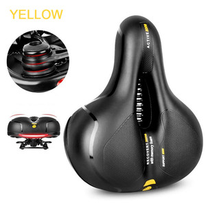 Selle de vélo de montagne confortable et imperméable en PU, coussin en mousse de polyuréthane hautement élastique, selle de vélo de route avec ventilation et chauffage - Product Image 3