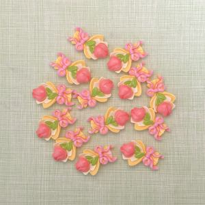 Kawaii <span class=keywords><strong>Happy</strong></span> Girl FlowerFlatback cabujones de resina Fit Hair Bow Center DIY joyería para accesorios de decoración de teléfono - Product Image 2