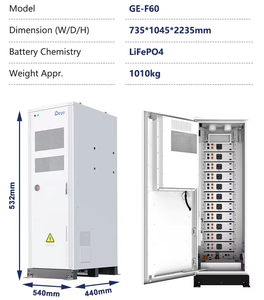 deye Lithium <strong>Battery</strong> 5kw deye 60kwh Lithium <strong>Battery</strong> deye <strong>GE</strong>-F60 Outdoor Installation - Product Image 4