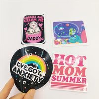 Etiquetas Adhesivas Impresas de Vinilo Troquelado, Duraderas, Resistentes al Agua, Brillantes, Personalizadas, Etiquetas OEM para Logotipo de Empresa