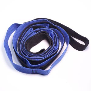 Sangle de Yoga 180x3.5cm, bande de résistance en Polyester et coton pour exercices de Yoga et de Fitness, couleur unie unisexe - Product Image 4