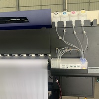 Pabrik I3200 4 kepala 320 cetakan nonair ramah lingkungan 320cm 3.2m Printer nonair ramah lingkungan Dx11 mesin cetak spanduk Flex