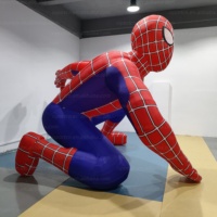 Modèle gonflable publicitaire Spider-Man, personnage de dessin animé, directement de l'usine