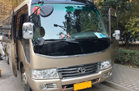 90% Nouveau bus 30 sièges mini bus avec moteur à essence coaster bus à vendre