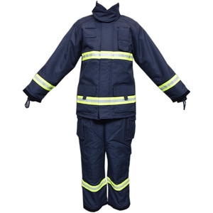 Combinaison de travail de sécurité haute visibilité réfléchissante comprenant une veste et un pantalon de sécurité pour usage industriel - Product Image 5