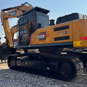 รถขุดมือสอง SANY SY335H 33 ตัน อุปกรณ์ก่อสร้างจากจีน เครื่องยนต์ Isuzu แบริ่ง Enerpac สำหรับงานดิน เกียร์ Poclain มอเตอร์ปั๊ม PLC - Product Image 2