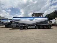 Vente directe usine Nouvelle marque RUYI Semi-remorque citerne à poudre en acier en forme de V de 50 mètres cubes personnalisable pour le transport en vrac
