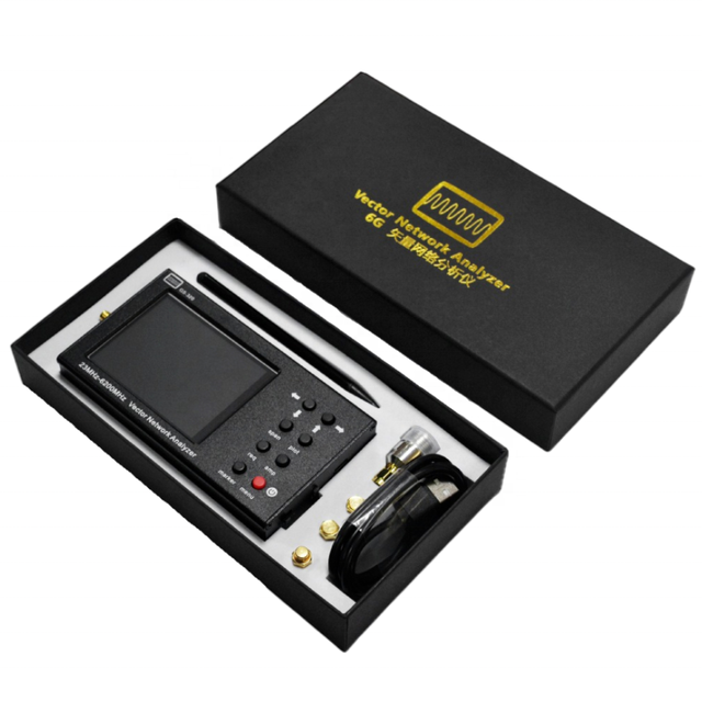 GS-320 Handheld Vector Network Analyzer 23MHz-6200MHz Frequency Range 10KHz Resolution Measuring Electronic Measuring Instrument