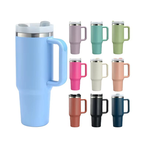 40oz Double Wall Stainless Steel Vacuum Insulated Tumbler Handle Straw Graduation Gift Eco-Friendly 6-12 Hours Thermal - Product Image 1