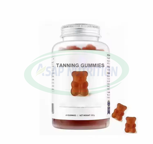 Gomitas de bronceado de Venta caliente con vitaminas Suplemento de piel de etiqueta privada Gomitas de bronceado para mujeres - Product Image 2